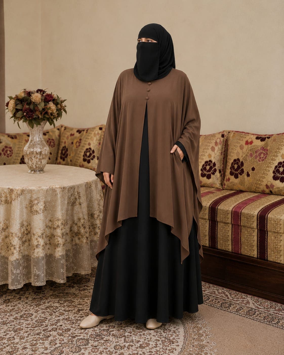 طقم انسياب — أسود وكاكاو